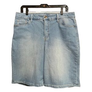 Gloria Vanderbilt Slimming Denim Short Shorts 14
